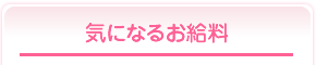 気になるお給料